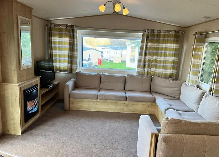 Caravan In Haven Marton Mere